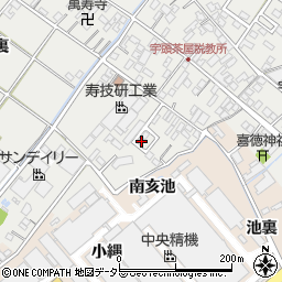 愛知県安城市宇頭茶屋町南裏42周辺の地図