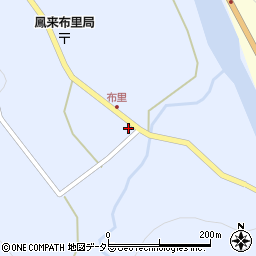 愛知県新城市布里釜土戸周辺の地図