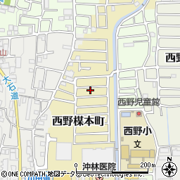 京都府京都市山科区西野楳本町55-60周辺の地図