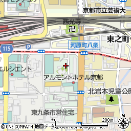 河合塾マナビス　京都駅南校周辺の地図