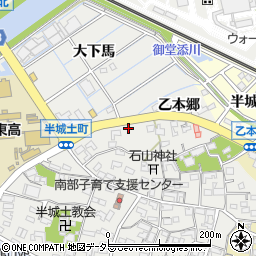 愛知県刈谷市半城土町周辺の地図