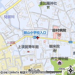 館山小学校前周辺の地図