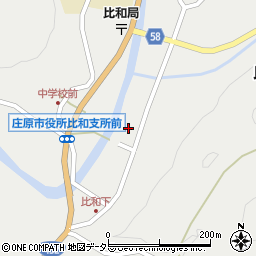広島県庄原市比和町比和778周辺の地図