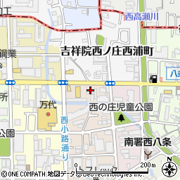 京都府京都市南区吉祥院西ノ庄西中町5周辺の地図