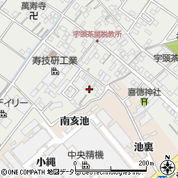 愛知県安城市宇頭茶屋町南裏40周辺の地図