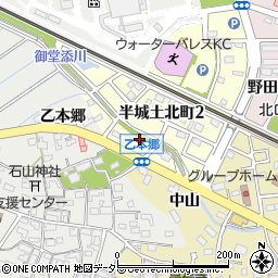 愛知県刈谷市半城土北町3丁目206周辺の地図