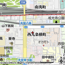 京都府京都市南区西九条横町24周辺の地図