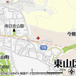 京都府京都市東山区今熊野総山町1-12周辺の地図