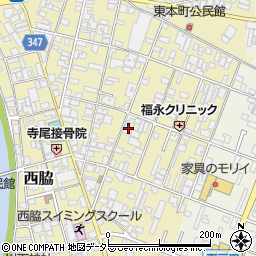 兵庫県西脇市西脇58周辺の地図