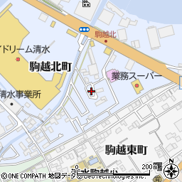 静岡県静岡市清水区駒越北町5-97周辺の地図