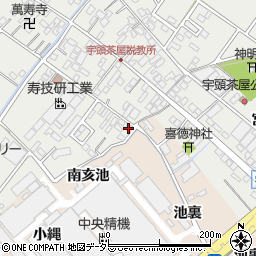 愛知県安城市宇頭茶屋町南裏36周辺の地図