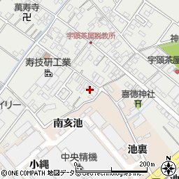 愛知県安城市宇頭茶屋町南裏37周辺の地図