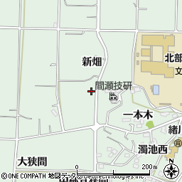 愛知県知多郡東浦町緒川寿二区周辺の地図