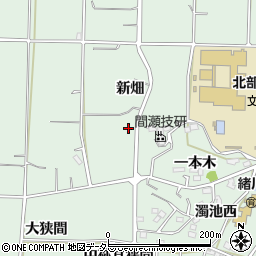 愛知県東浦町（知多郡）緒川（寿二区）周辺の地図
