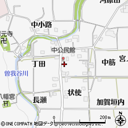 京都府亀岡市曽我部町中前通43周辺の地図