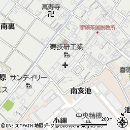 愛知県安城市宇頭茶屋町南裏48周辺の地図