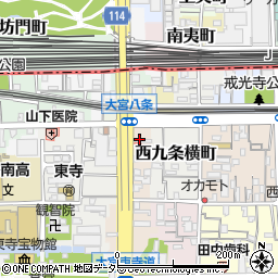 京都自動車専門学校周辺の地図