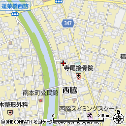 兵庫県西脇市西脇164-1周辺の地図