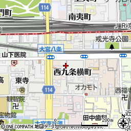 京都府京都市南区西九条横町19周辺の地図