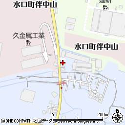 滋賀県甲賀市水口町北脇354周辺の地図