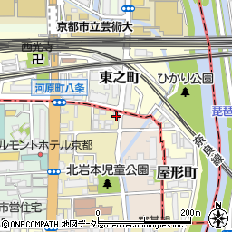 京都府京都市南区東九条東岩本町18-10周辺の地図