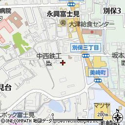 滋賀県大津市富士見台6周辺の地図