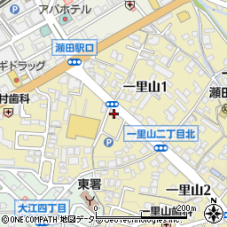 ミニミニＦＣ瀬田店周辺の地図