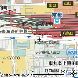 京都府京都市南区東九条室町64周辺の地図
