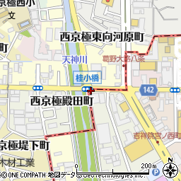 桂小橋周辺の地図