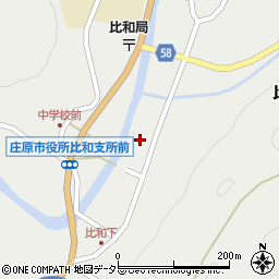 広島県庄原市比和町比和775周辺の地図