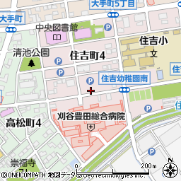 愛知県刈谷市住吉町4丁目46周辺の地図