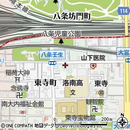 京都府京都市南区八条町438周辺の地図