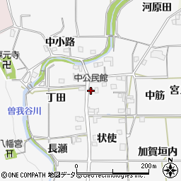 京都府亀岡市曽我部町中前通36周辺の地図