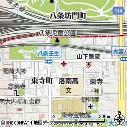 京都府京都市南区八条町437周辺の地図