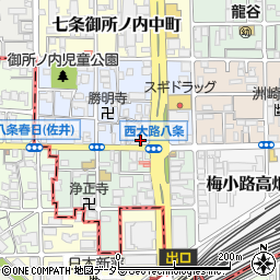 京都府京都市下京区七条御所ノ内本町67周辺の地図