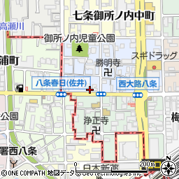 京都府京都市下京区七条御所ノ内本町47周辺の地図