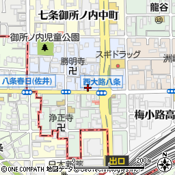 京都府京都市下京区七条御所ノ内本町66周辺の地図