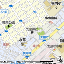静岡県静岡市葵区横内町111周辺の地図
