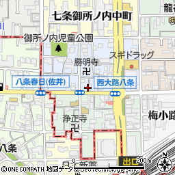 京都府京都市下京区七条御所ノ内本町56周辺の地図