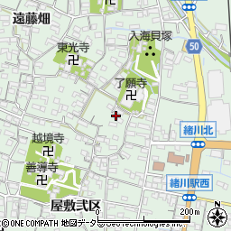 愛知県知多郡東浦町緒川屋敷壱区116周辺の地図