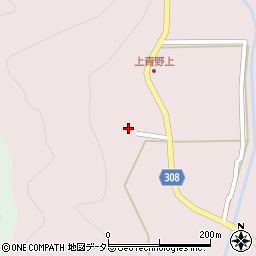 兵庫県三田市上青野115周辺の地図