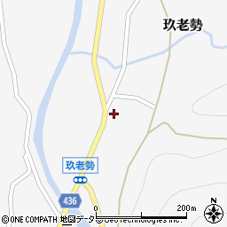 愛知県新城市玖老勢上貝津10周辺の地図