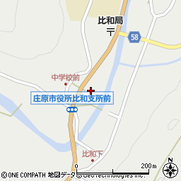 広島県庄原市比和町比和1112周辺の地図