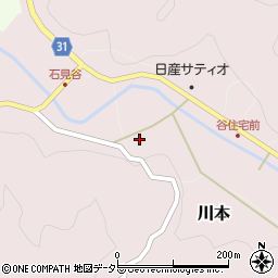 島根県邑智郡川本町上谷1232周辺の地図