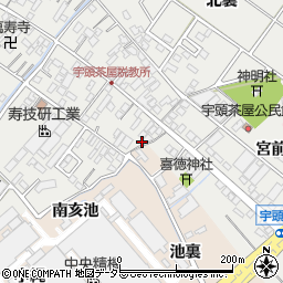 愛知県安城市宇頭茶屋町南裏1周辺の地図
