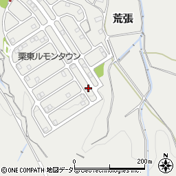 滋賀県栗東市荒張996-115周辺の地図