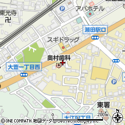 京都銀行瀬田支店 ＡＴＭ周辺の地図