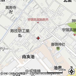 愛知県安城市宇頭茶屋町南裏31周辺の地図