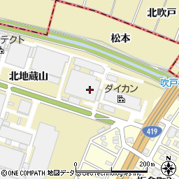 愛知県刈谷市野田町北地蔵山周辺の地図