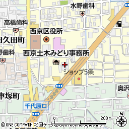 天壇桂五条店周辺の地図